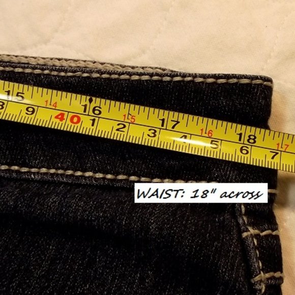 B.B. JEANS Woen's, Cut-off Shorts, Sz 15, Blue - Picture 9 of 14